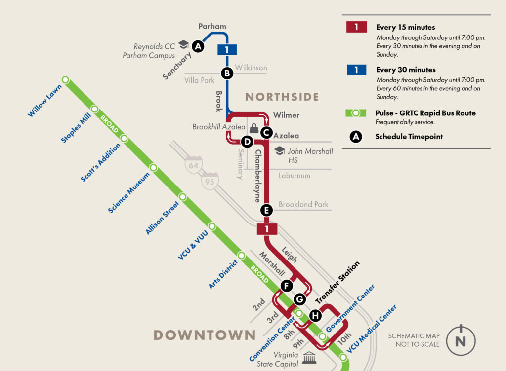 GRTC Route 1